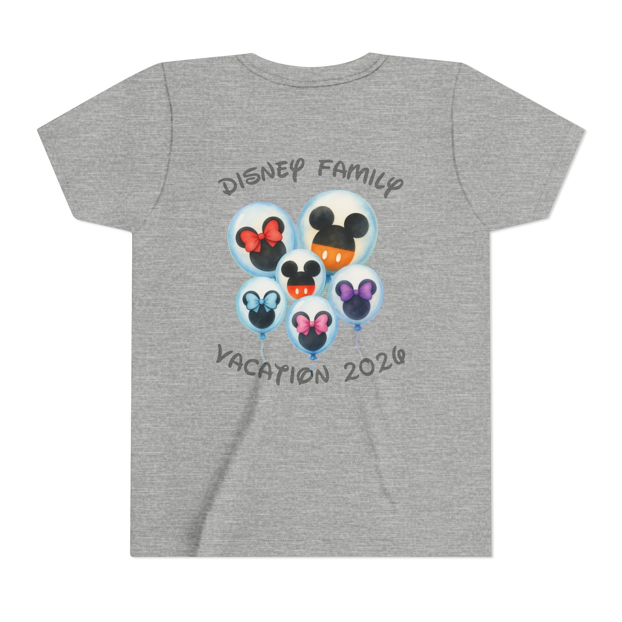 Youth Tee — 'Disney Family Vacation 2020' Mickey Balloon Graphic