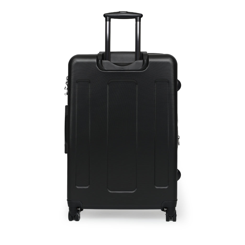Pastel Gradient Carry-On Suitcase — Holographic Travel Luggage