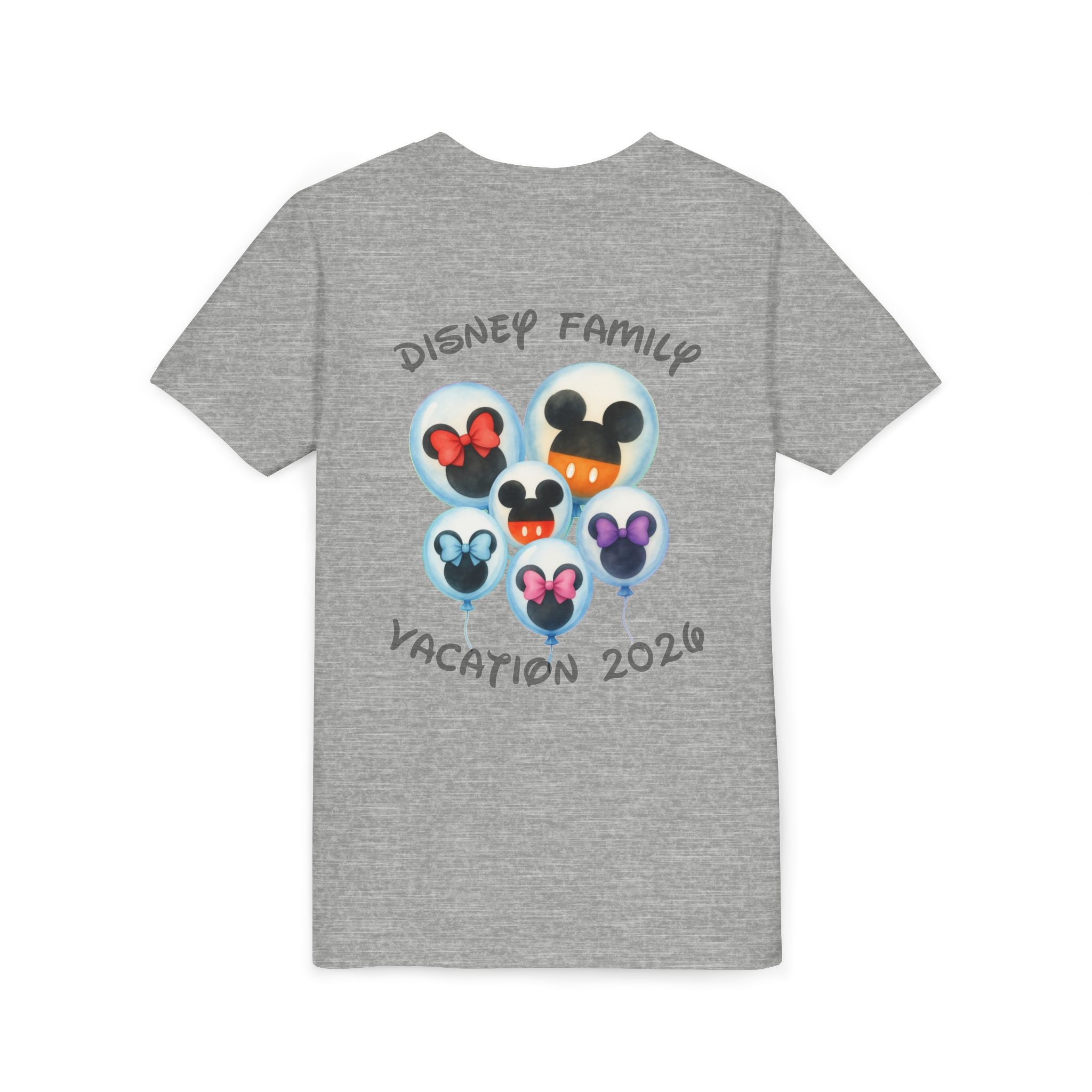 Youth Tee — Disney Family Vacation 2020 Mickey Balloon Design