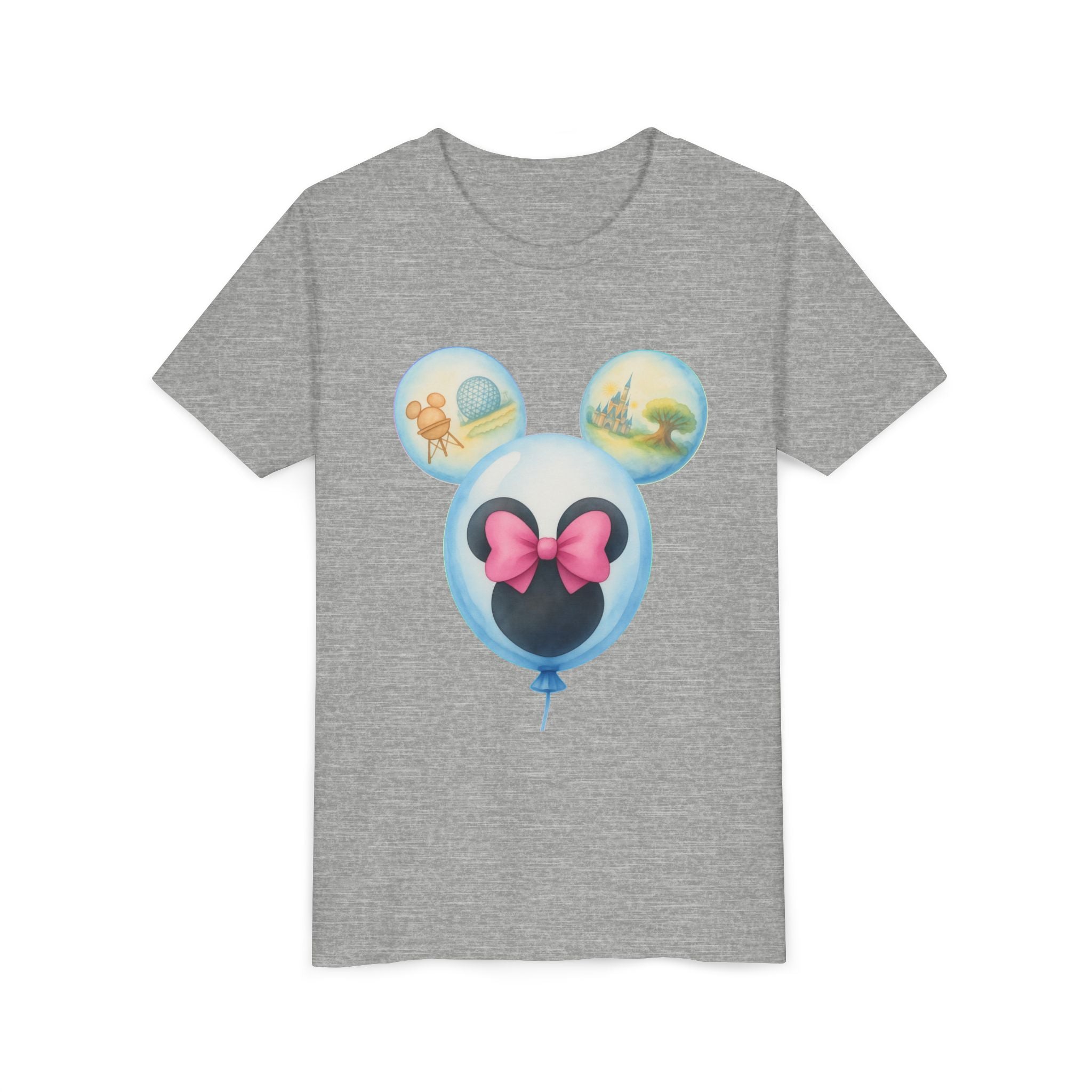 Youth Tee — Disney Family Vacation 2026 Balloon Mickey/Minnie Design